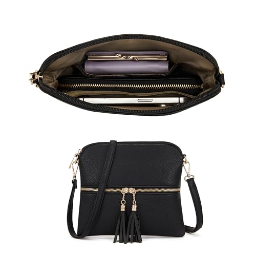 Image of Qiyuer Slouchy Handbag for Women Shoulder Bag Hobo Purse Wallet Set 3pcs