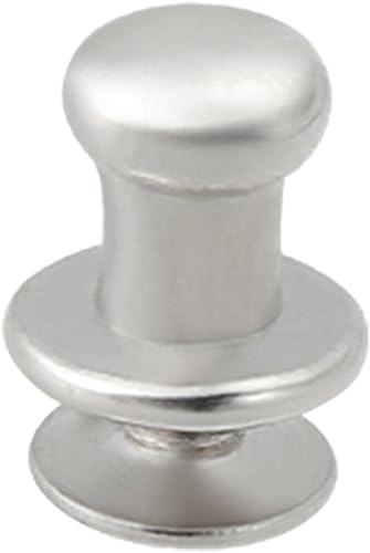 Miniatura 4 de uxcell Caja de regalo de 0.157 in x 0.354 in, perillas redondas de un solo agujero, manijas plateadas, 24 unidades