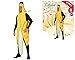 Atosa-10567 Disfraz Plátano, color amarillo, M-L (10567)
