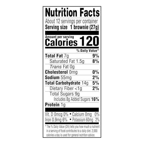 Amazon Grocery, Two Bite Brownies, 11.4 Oz, Frozen (Previously Grocery, Packaging May Vary)