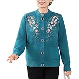 Caractéristiques : le pull tricoté brodé à revers pour mère est livré avec des manches longues et un col ras-du-cou. Le tissu polaire retient la chaleur, design boutonné pour un enfilage et un retrait faciles, idéal pour les saisons de transition et les jours frais