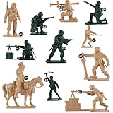 Lynkaye 60 Pcs Various Pose Cowboy Indian Soldier Figures for Birthday Native American Figures, Wild West Cowboy Miniature Kit 144 ct 2inch - 3inch