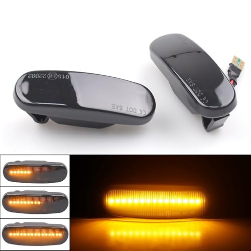 Voyant rétroviseur latéral LED dynamique Citroen Nemo pour trajets de nuit