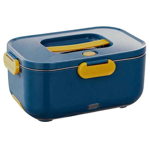 Calentador De Alimentos De 2 Litros for Coche,fiambrera Térmica for Adultos,calentador De Alimentos De 12/24/220/110V, Apto for El Hogar,el Coche,el Camión Y La Oficina(Light blue)