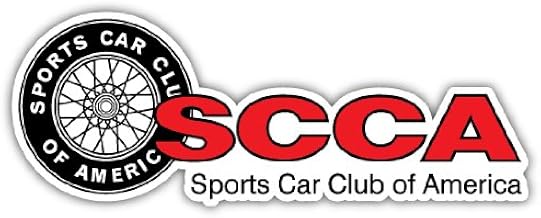 SCCA Sports Car Club of America sticker decal 6" x 2"