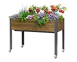 CedarCraft Self-Watering Elevated Spruce Planter (21' x 47' x 32'H) - The Flexibility of Container...