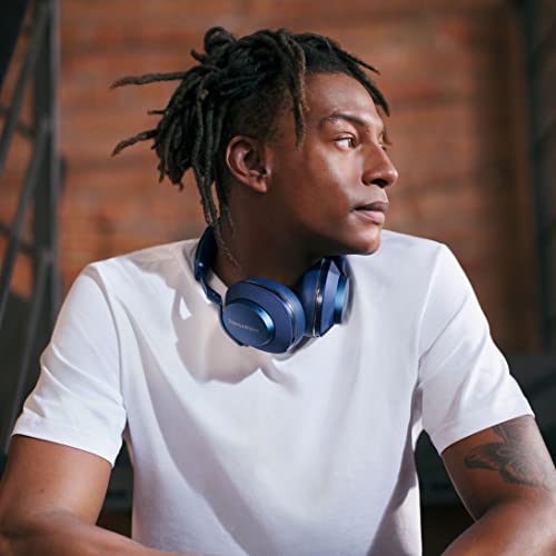 Image of Bowers & Wilkins Px7 S2 Over-Ear Headphones - Advanced Noise Cancellation, Technical Fabrics, 30-Hour Battery Life, 15-Min Quick Charging, Blue