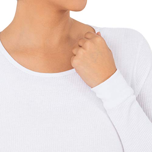 Image of Fruit of The Loom Womens Micro Waffle Premium Thermal Underwear Tee Shirt