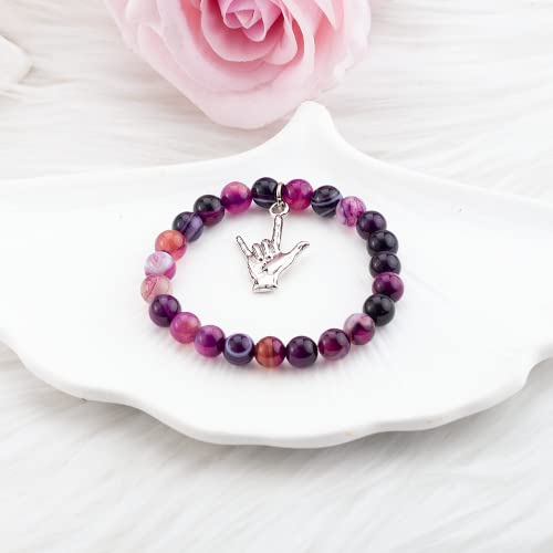 PARTNER I Love You Hand Sign Language Charm Bracelet - Sign Language Gift, Interpreter Gift, ASL Jewelry for Deaf4