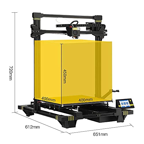 ANYCUBIC 3D Drucker mit Sehr Großem Bauraum 400 x 400 x 450mm, Beheizbarem Ultrabase Pro Glasplatte, Automatisches Matrix-Leveling-System, Filament Sensor und Vollfarb-TFT Touchscreen - Image 6