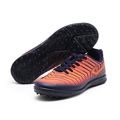 Chuteira Slick III Society, Topper, Masculino, Marinho/Coral, 41