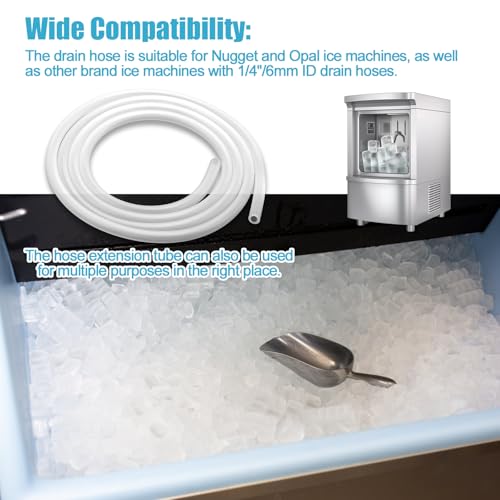 Extensión de manguera de desagüe para fabricadora de hielo miniatura 7