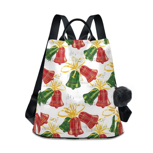 Sac à dos de Noël pour femme, le cadeau idéal avec imprimé et cloches
