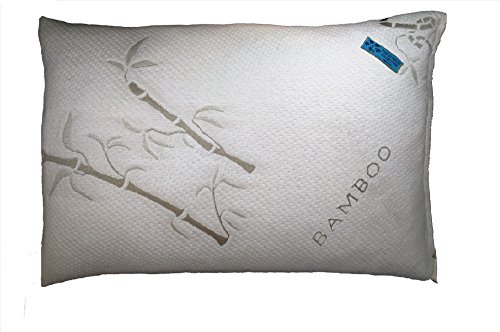Five Diamond Collection Bamboo Covered Shredded Memory Foam Pillow, Standard - //coolthings.us