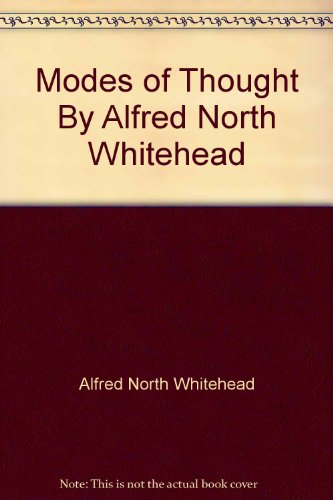 Modes of Thought By Alfred North Whitehead B0097SF3VM Book Cover