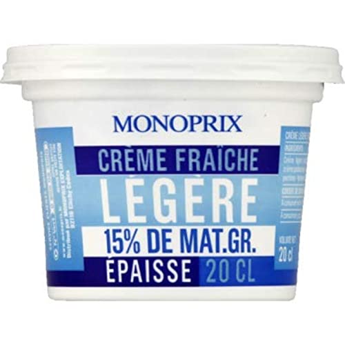 Monoprix Crème Fraîche Légère Épaisse 15% Mg, 200ml