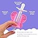 Playhouse MD Medicine Dispenser, Butterfly - Liquid Medication Syringe for Newborns, Infants, Babies & Toddlers - Baby Medicine Kit with Pacifier Attachment for Accurate Dosing