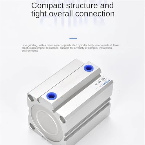 Cylindre pneumatique SDA de type compact 40mm pour espace restreint - 5