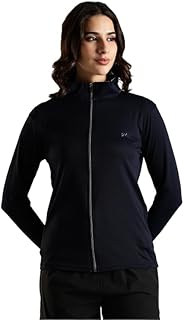 BLUETYGA SUNSCREEN JACKET Women's Travel Nylon Solid Plain Sports Summer Gym Workout Running Travel Trekking and Sunscreen... Price In India