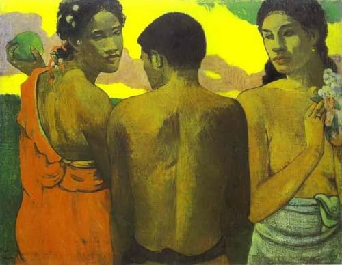 Peinture à l'huile sur toile Gauguin postimpressionnisme tableau décoration