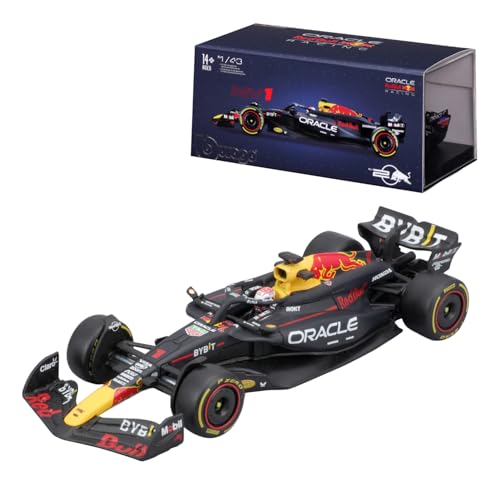 bburago 143 2024 race oracle red bull rb20 with helmet verstappen 1
