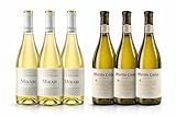 Pack 6 Botellas Vino Blanco Premium – 3x Martín Códax Albariño D.O. Rías Baixas + 3x Mirari Chardonnay D.O. Navarra – Selección de Vinos MYSECRETWINE-