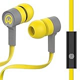 HyperGear Low Rider Wired Earphones with Microphone. Comfort-fit Ear Gel Designed to Block Out Noise...