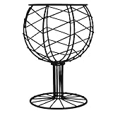  YUQI Verre à vin créative Fer Forgé Snack Panier de Rangement Casse-croûte Plateau Dessert Fruit Basket Fournitures de ménage Stockage