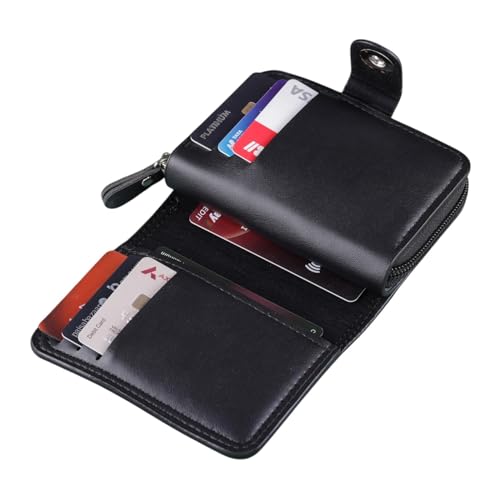 Image of MARETTO Men's Genuine Leather Wallet with Card Holder & Coin Pocket - Stylish Bifold Slim Wallet with Multiple Compartments for Cash & Cards (Brown)