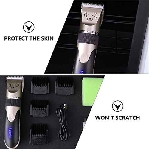 Balacoo For Kit Electric Tool- Gold Face Pets The Usb Shaver Golden Around Rechargeable Paws Pet Trimmer Clipper Cat Large Rump Tool Clippers Hair Noise Dog Cordless Grooming Puppy Low #TOP7