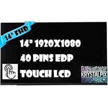 Replacement Touch LCD for HP Chromebook X360 14B-CD0130WM 14" FHD 1920X1080 LCD 40 pins Display On-Cell Touch Panel Only for Touch by KrystalPix