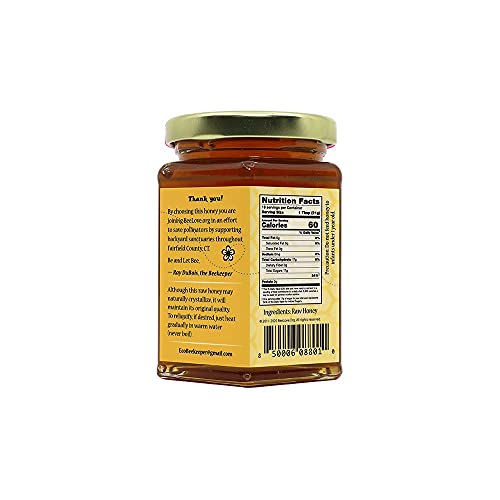 Pure Raw Honey: Organically Produced in Naturally Kept Hives, Direct from the Beekeeper at BeeLove Apiaries, 13 oz. Jar. image 4