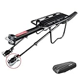 Adecuado para tipo de bicicleta: el diámetro del tubo del asiento es de 22-33 cm. La forma del tubo del asiento es redonda. Adecuado para freno V y freno de disco. Adecuado para bicicletas de 26 ", 27.5" o 29 ". Se pueden instalar bicicletas de montaña, bicicletas de carretera