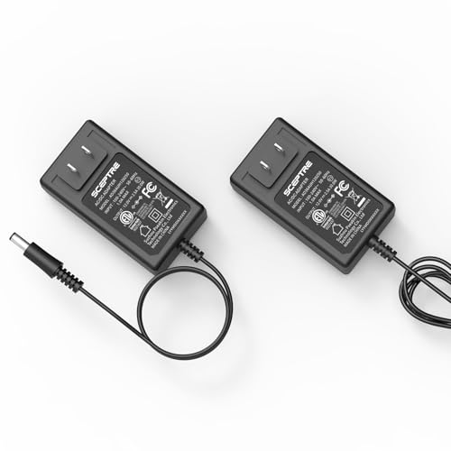 Image of Kado Power Adapter 2-Pack - 12V-2.5A AC /DC Power Cord Genuine Parts Made for Sceptre Monitor C248W-FW100T C248W-1920RN E205W-16003R E225W-19203R E225W-FPT E248W-19203R E248W-FW100T E248W-FPT Series