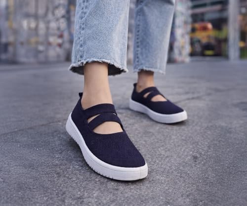 Image of Kraasa Ballet Flats Bellies for Women, Walking Flat Shoes for Woman, Lightweight Elastic Fit and Comfort, Ballerina for Ladies and Girls