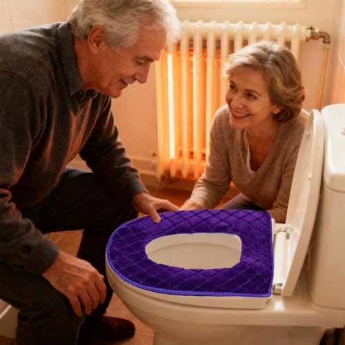 Funda para asiento de inodoro con USB que elimina el frío en el cuidado de ancianos 8
