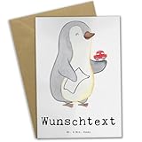 Mr. & Mrs. Panda Personalisierte Karte Autohändler Herz - Geschenke, Gebrauchtwagenhändler, Spruch, grußkarte personalisiert, Autohandel, Grußkarten, individuelle, Geschenk, personalisierbar