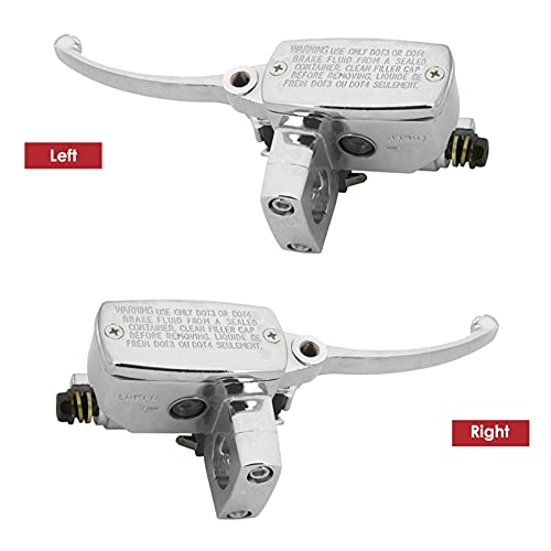 EEASSA Guidão de freio de embreagem da motocicleta 25mm esquerda direita embreagem freio embreagem c