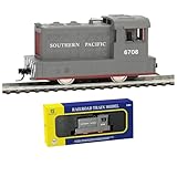 Zylopa MDT Power Diesel Locomotive HO Scale Model Train, Complete with Exquisite Wooden Sleepers and Highly Conductive Nickel Silver Track