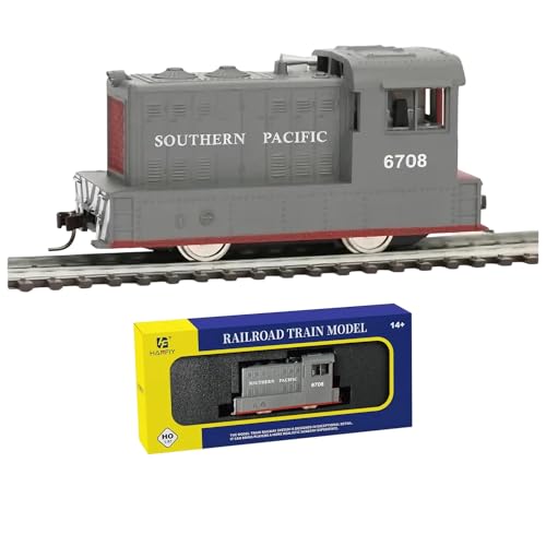 Zylopa MDT Power Diesel Locomotive HO Scale Model Train, Complete with Exquisite Wooden Sleepers and Highly Conductive Nickel Silver Track