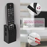 MOBILEFOX Uchwyt na pilot zdalnego sterowania, uchwyt ścienny do telewizorów uniwersalnych, klimatyzacji, czarny