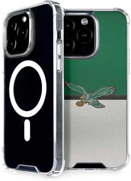 Skinit Phone Case Compatible with MagSafe iPhone 13 Pro - Officially Licensed NFL Philadelphia Eagles Distressed Design