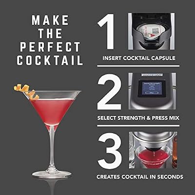 Bartesian Cosmopolitan, Margarita, and Old Fashioned Cocktail Mixer Capsules, Pack of 18 Cocktail Capsules, for Bartesian Premium Cocktail Maker (55405)