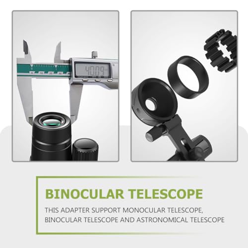 Soporte para teléfono móvil compatible con binoculares y microscopio de grabación 7