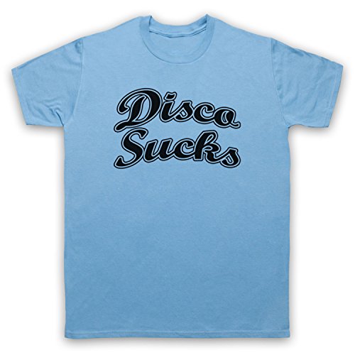 T-shirt Disco Sucks pour hommes de style rétro My Icon Art & Clothing