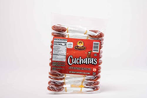 El Metate Tamarind Chili Candy Spoons - 24-Pack, 8.46 Oz (240g) - Authentic Mexican Sweet and Spicy Flavor Treats