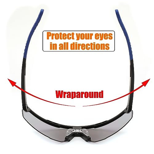 FEISEDY Sports Sunglasses for Men and Women, UV400 Protection Cycling Goggles Golf Baseball Driving Fishing B0022 — view 2