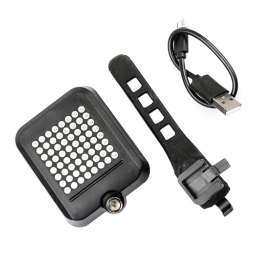 Feu arrière intelligent vélo LED clignotant automatique USB étanche pour sécurité VTT