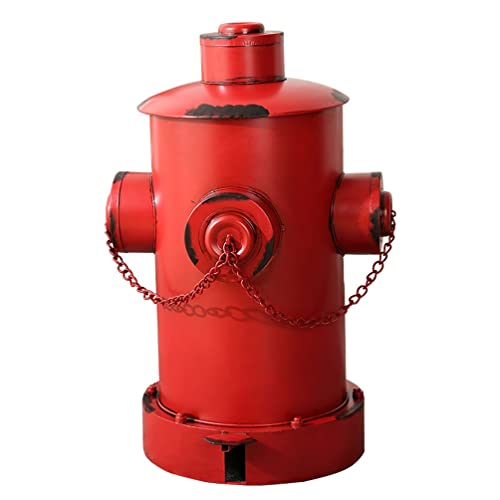 Cubo de basura de hierro forjado con diseño industrial exclusivo