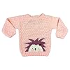 Mini Mini Rose Jewel Art Baby meisje gebreide trui roze blouse egel, 100% acryl